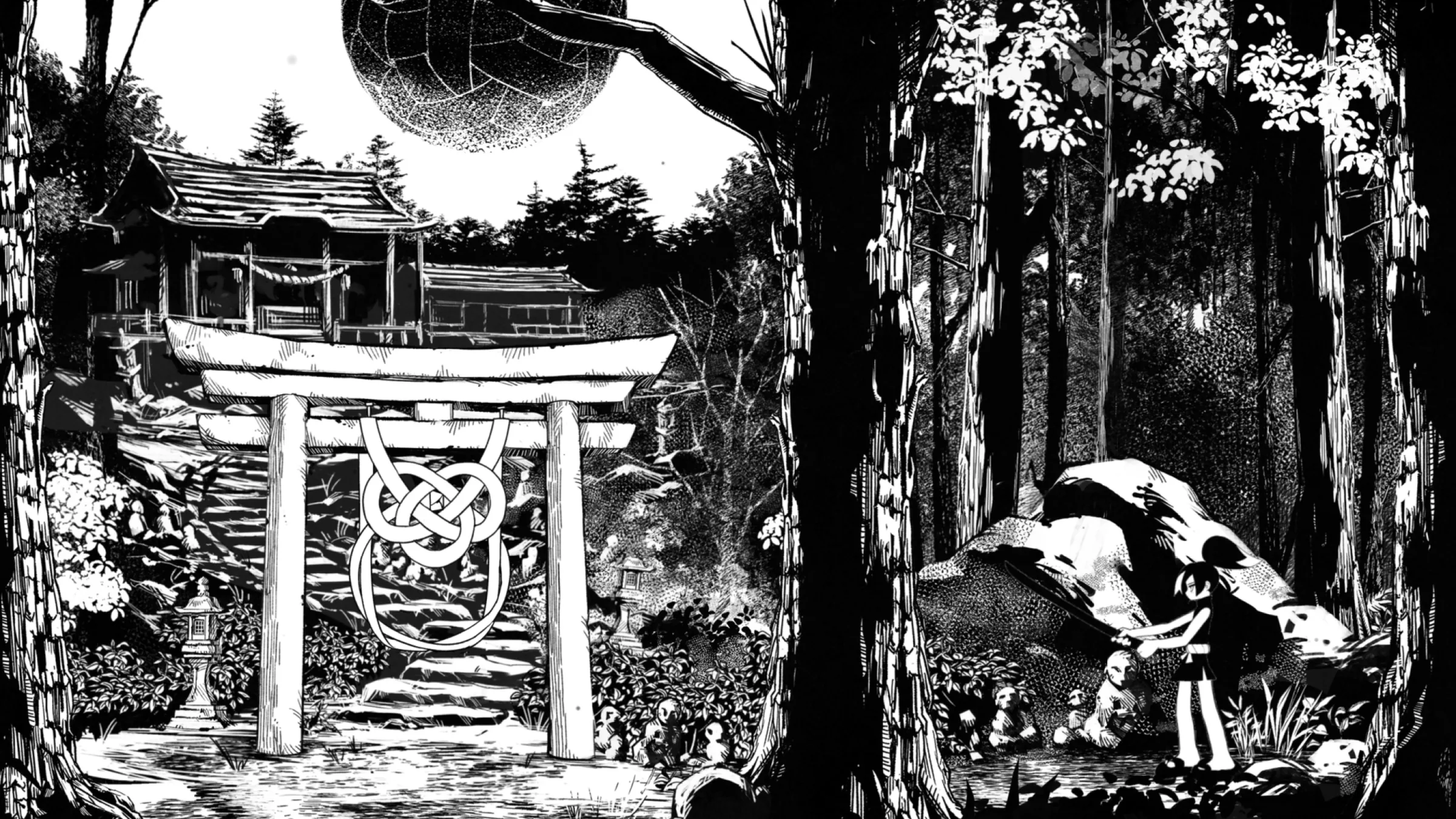 桃ノ子鬼ヲ討 アートワーク